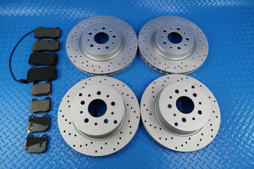 Maserati Quattroporte front rear brake pads rotors TopEuro #9940