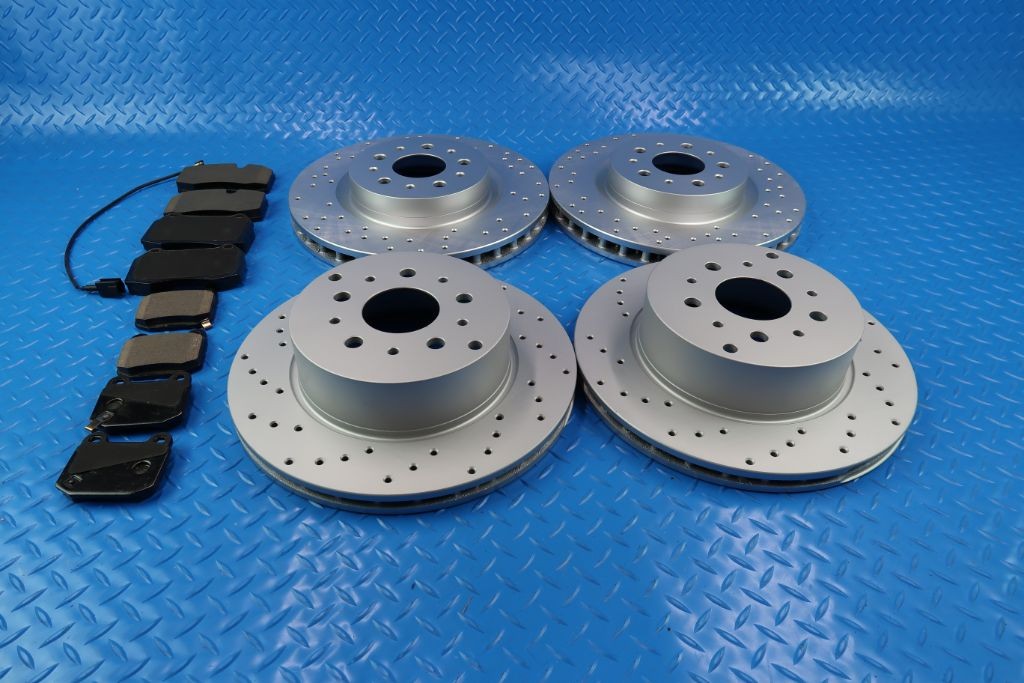 Maserati Quattroporte front rear brake pads rotors TopEuro #9940