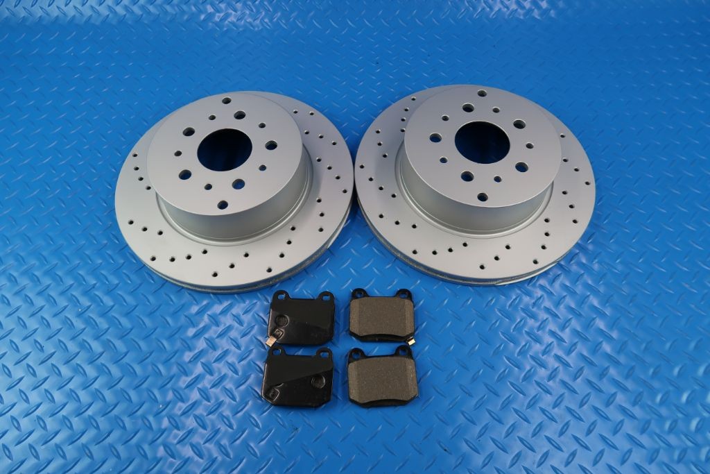 Maserati Quattroporte front rear brake pads rotors TopEuro #9940