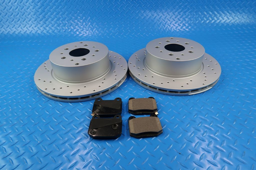 Maserati Quattroporte rear brake pads & rotors TopEuro #9942