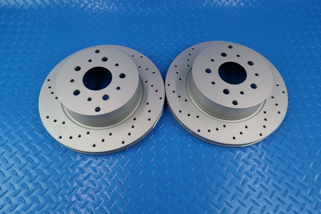 Maserati Quattroporte rear brake disc rotors TopEuro 2pcs #9943