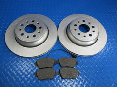 Maserati Ghibli Base rear brake pads and disk rotors smooth #6569