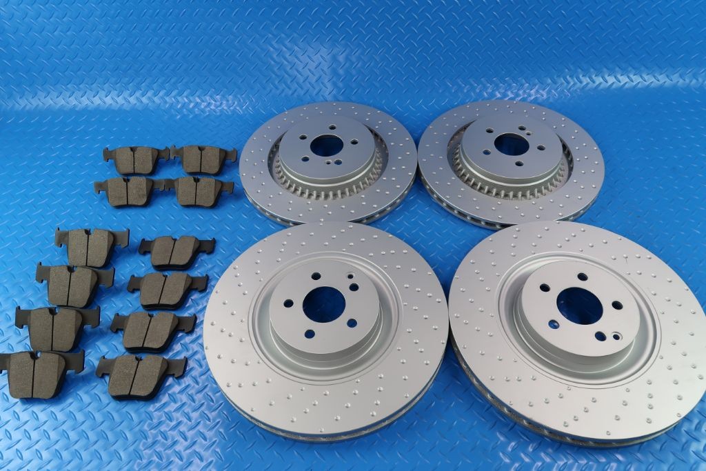 Mercedes S63 S65 Cl63 Cl65 Amg front rear brake pads & rotors TopEuro #9950