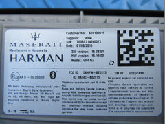 Maserati Ghibli radio information navigation gps display touch screen #7495