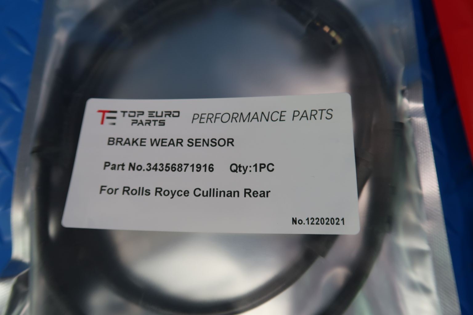Rolls Royce Cullinan Phantom rear brake pad wear sensor TopEuro #11109