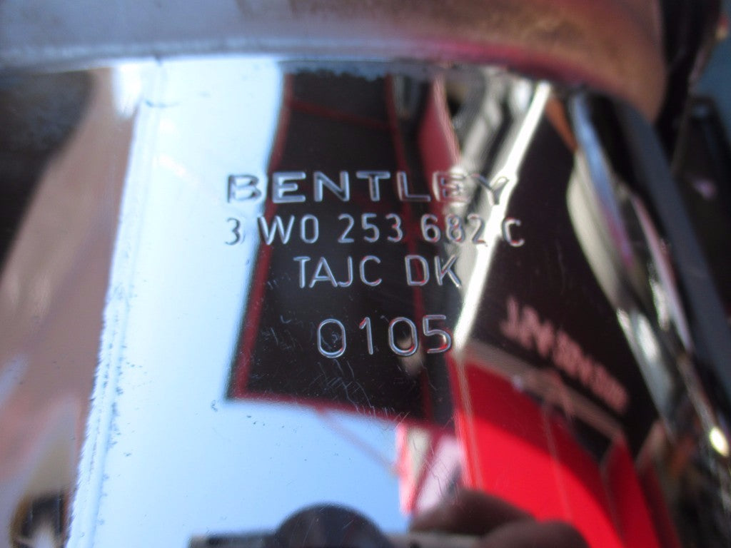 Bentley Continental Gt Gtc right rh passenger side exhaust tip