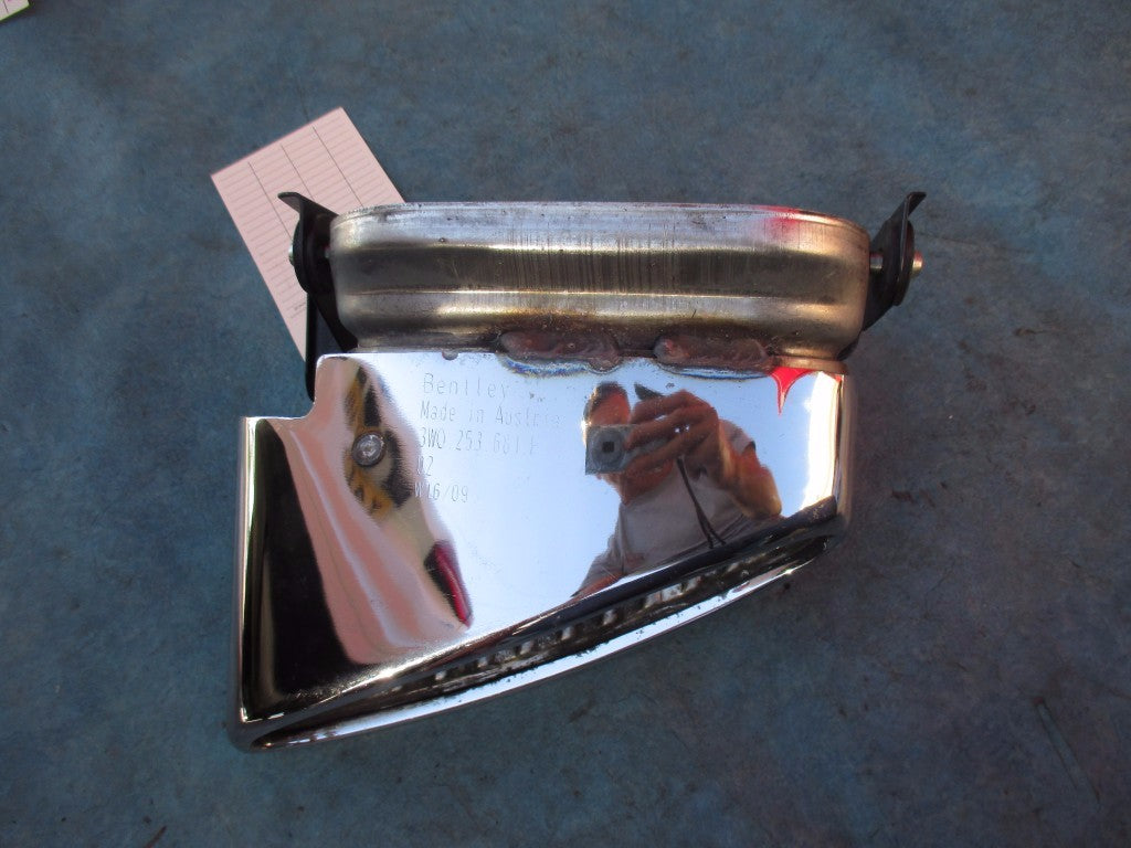 Bentley Continental Gt Gtc Flying Spur Speed left driver side exhaust tip #1367