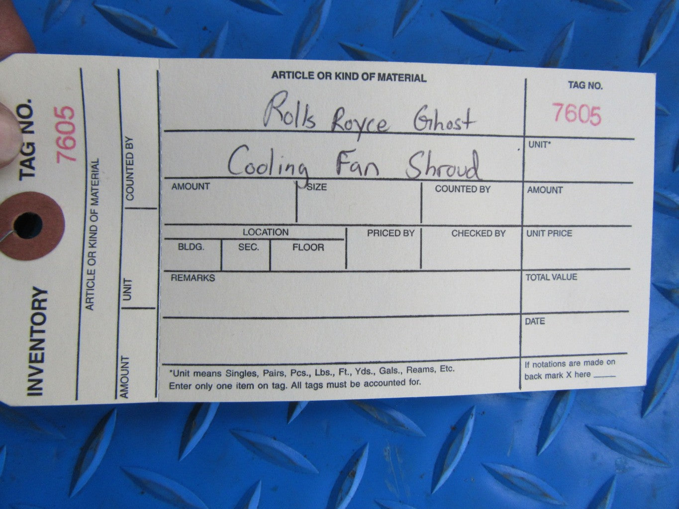 Rolls Royce Ghost Wraith Dawn radiator cooling fan shroud #7605