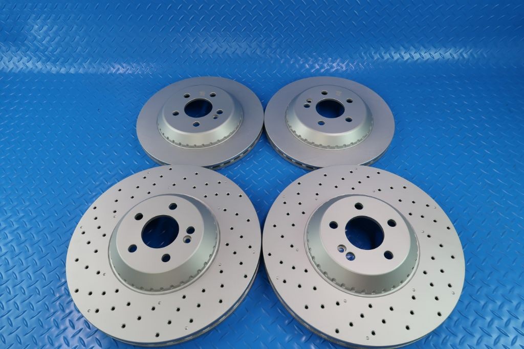 Mercedes S class S550 S560 Maybach front rear brake disc rotors TopEuro #11165