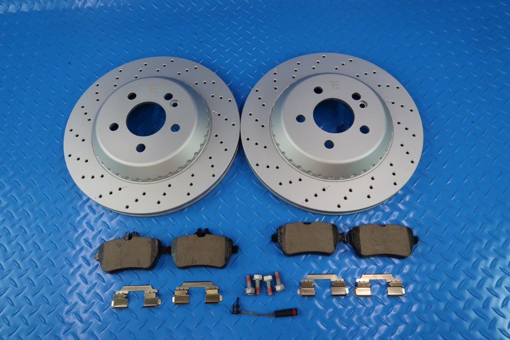 Mercedes S Class S550 S560 rear brake pads & rotors TopEuro #11168