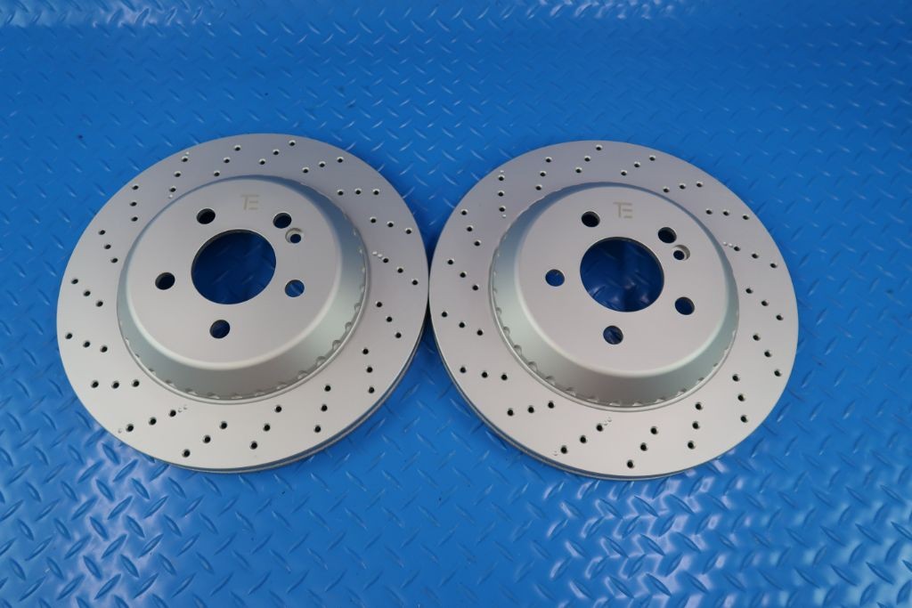 Mercedes S Class S550 S560 rear brake disc rotors TopEuro #11169