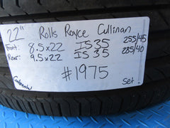 22" Rolls Royce Cullinan rims wheels tires set #1975