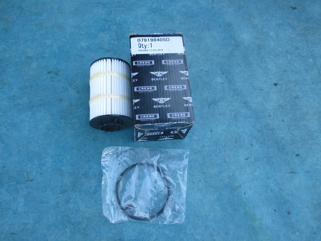 V8 Engine Filter Sale! OEM factory Bentley Continental GT GTC Flying Spur V8 engine oil ...