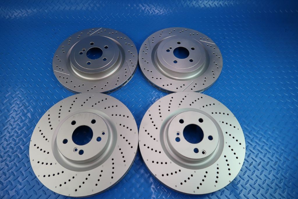 Mercedes C63 Amg W205 front and rear brake disc rotors TopEuro #11958