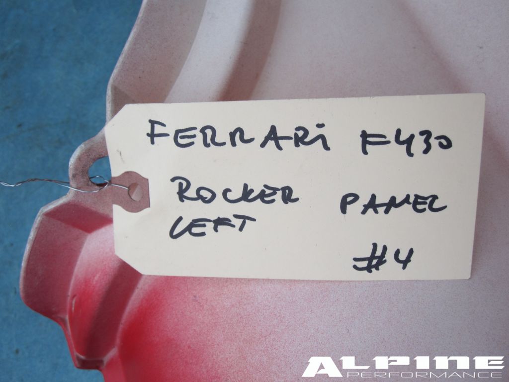 1654 Rocker Sale! OEM factory and aftermarket TopEuro Ferrari F430 left rocker ...