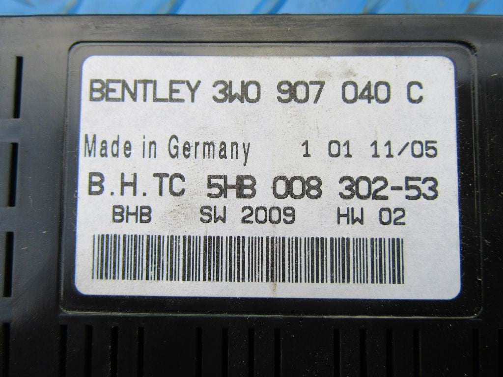 Bentley Continental GT AC heater climate control module #7800