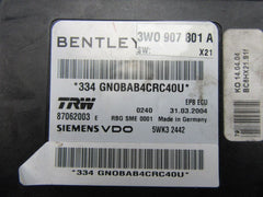 Bentley Continental Flying Spur GT GTC parking brake module #8901