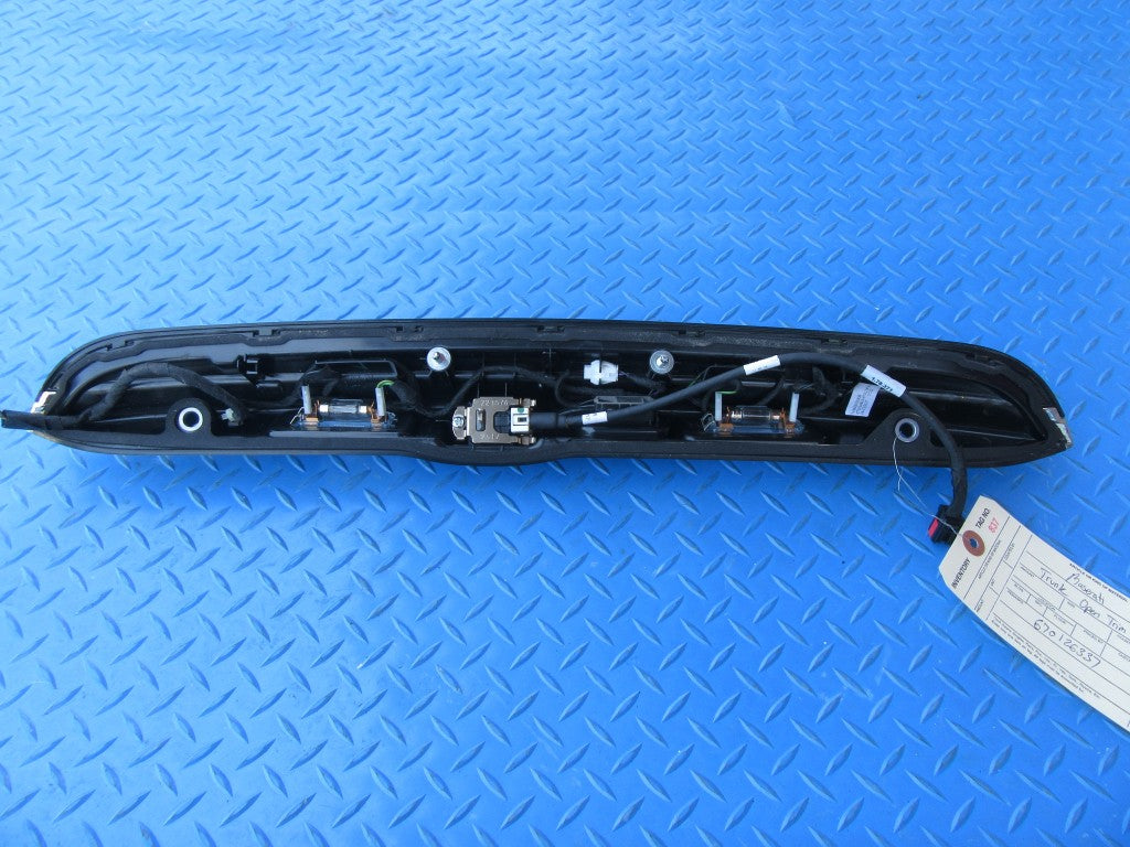 Maserati Ghibli rear trunk open back up camera panel #0837