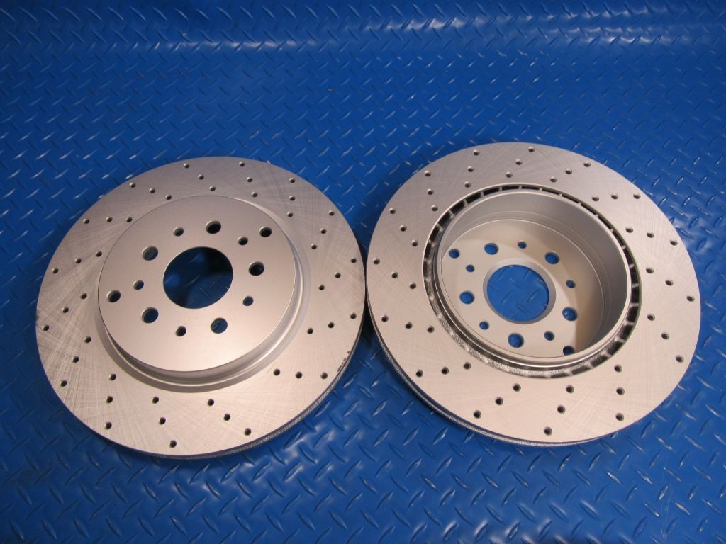 Maserati GranTurismo Gt rear brake rotors PREMIUM QUALITY 2pcs #6738