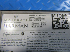 Maserati Ghibli information radio navigation display touch screen #6789