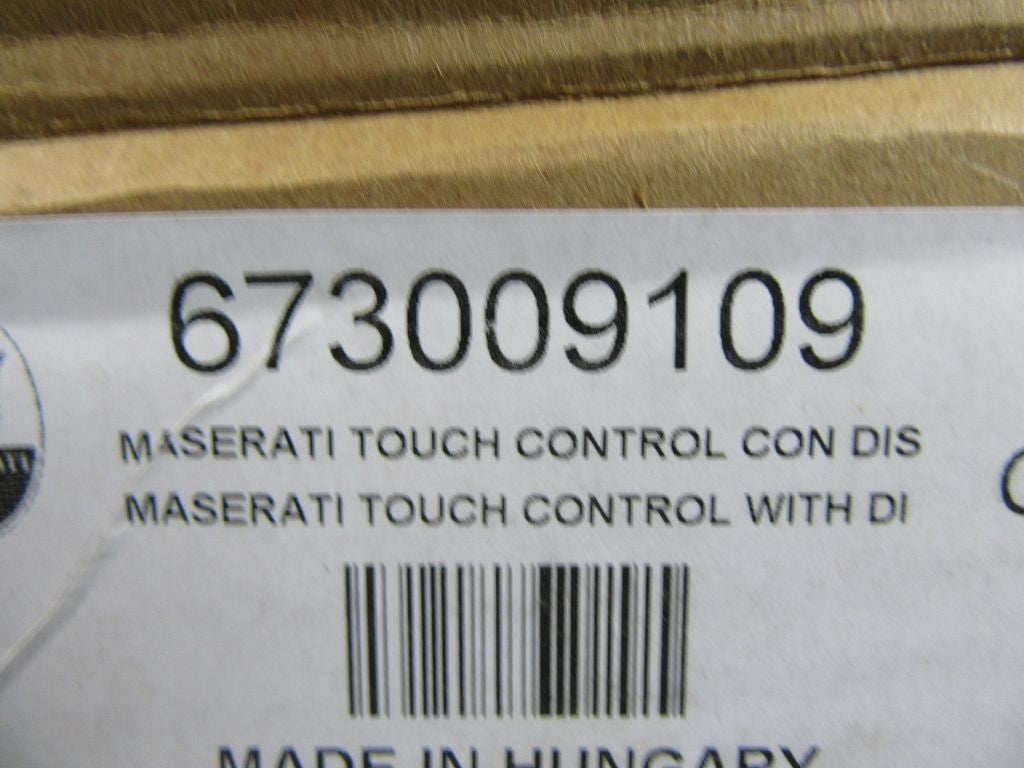 Maserati Ghibli radio information navigation display touch screen #6788