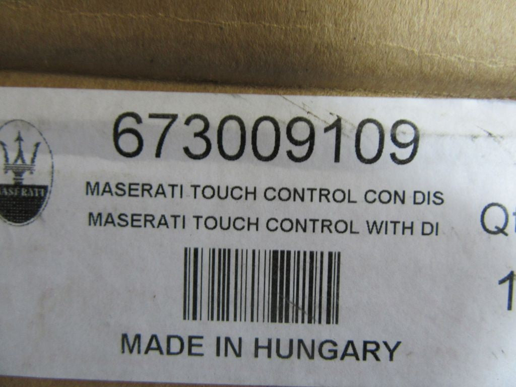 Maserati Ghibli information radio navigation display touch screen #6797