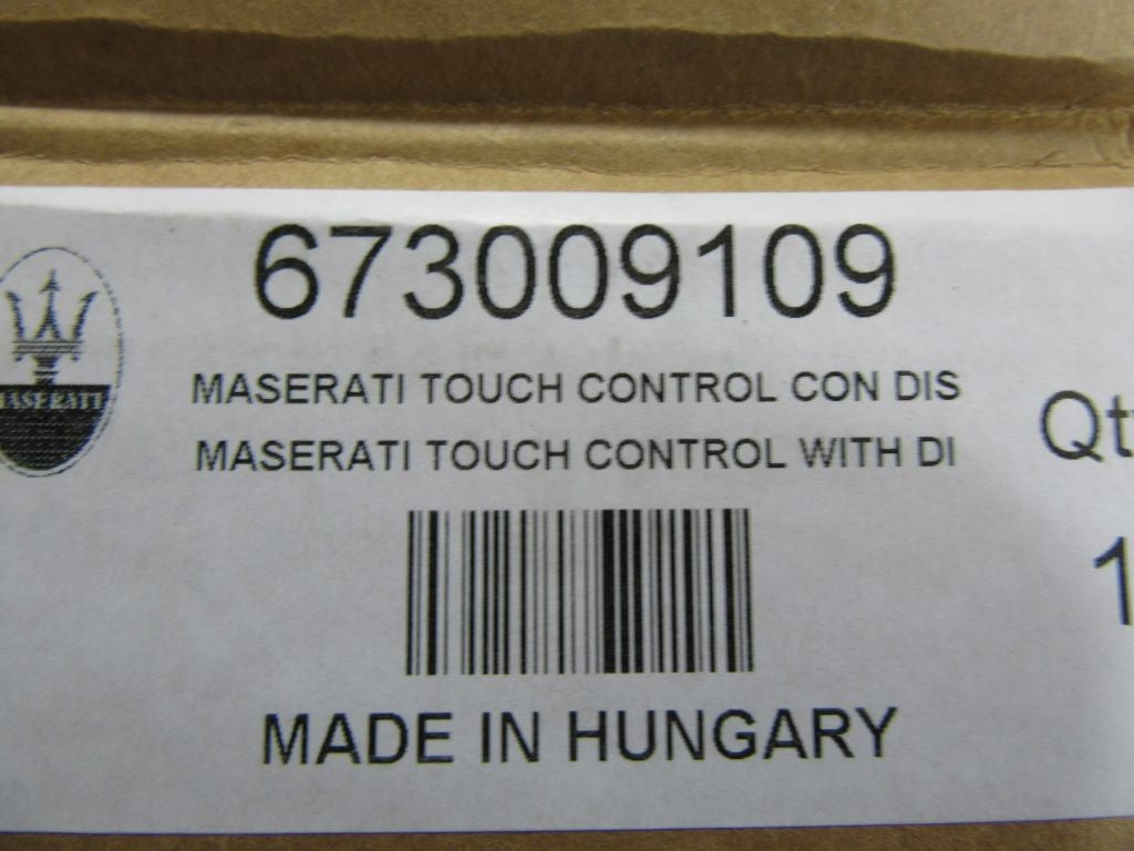 Maserati Ghibli information navigation radio display touch screen #6790