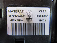 Maserati Ghibli Quattroporte front overhead dome light console #1012