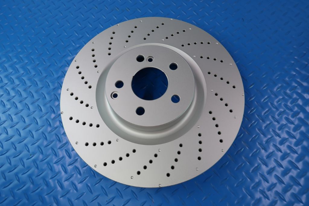 Mercedes C63 Amg front brake disc rotor 1pc TopEuro #11955