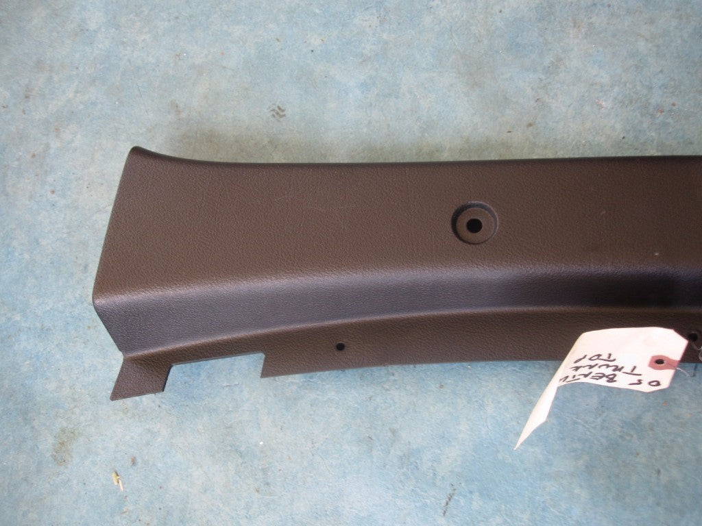 Bentley Continental Gt trunk rear trim panel