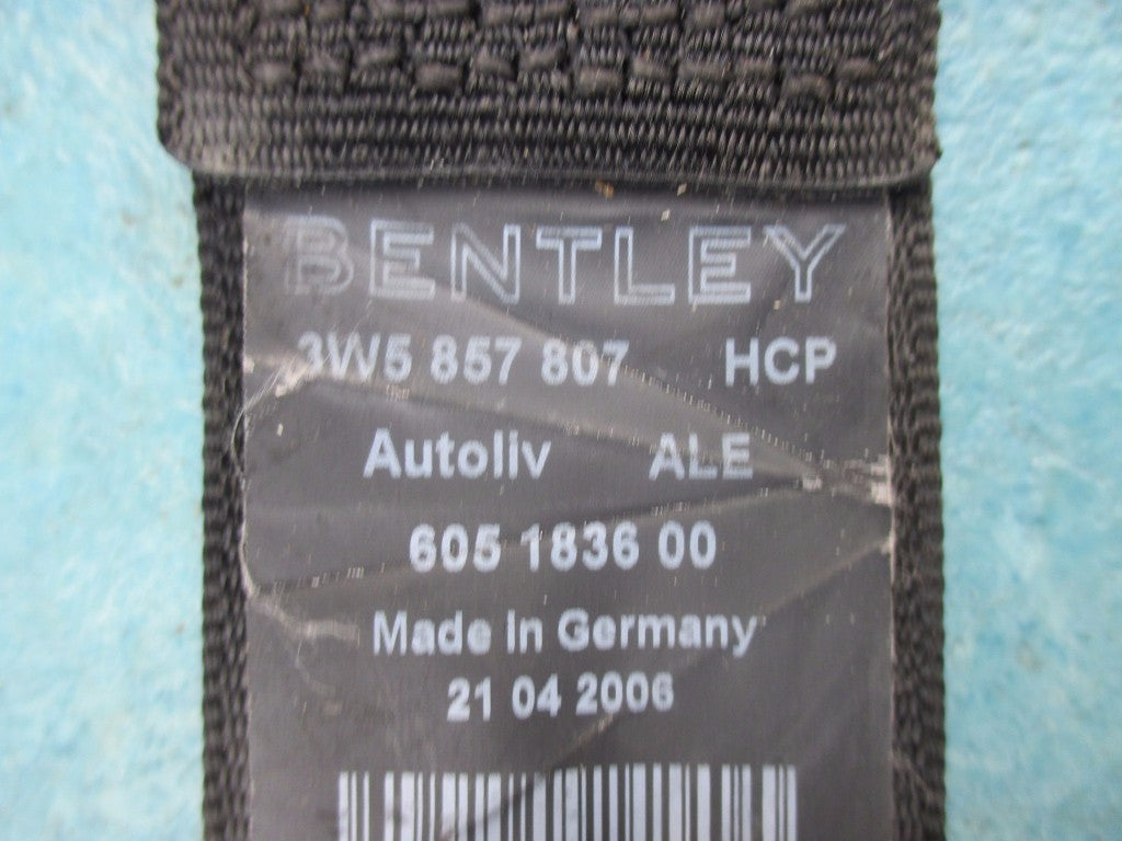 Bentley Continental Flying Spur rear center seatbelt